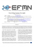Foresight Brief No. 050 Knowledge Society Foresight