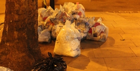 Cities are lunch for plastic bag-bugs